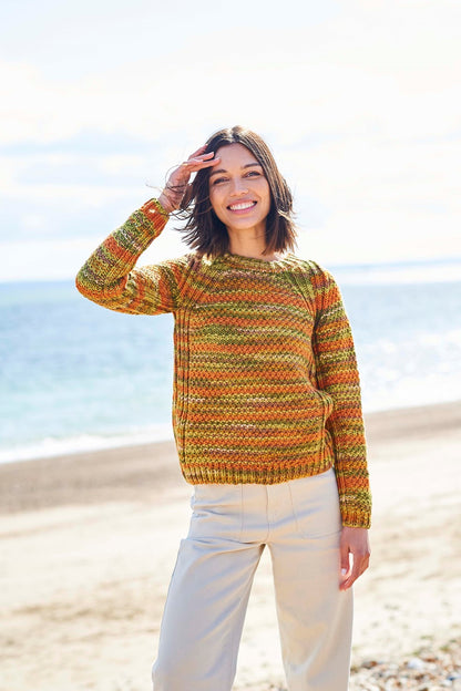 Sweater knitting pattern 10095