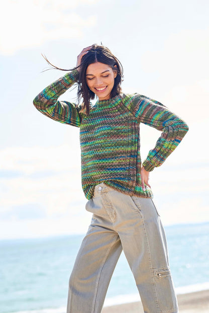 Sweater knitting pattern 10095