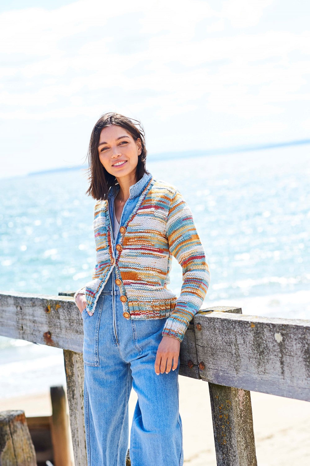 Cardigan and Tank top Knitting pattern 10097
