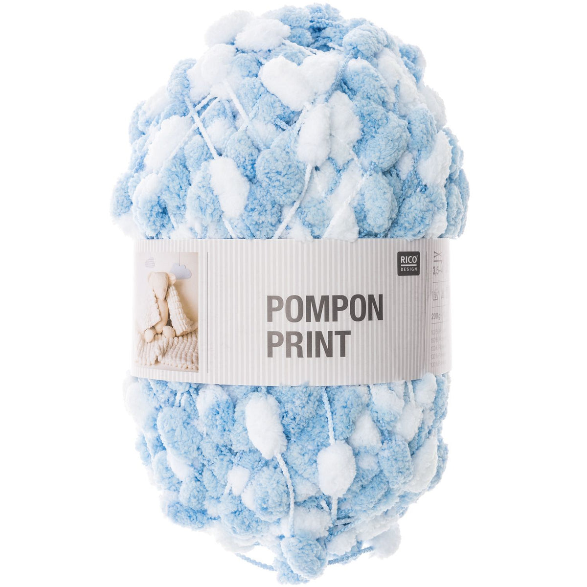 Creative Pompon Print | 100% Polyester | 200g