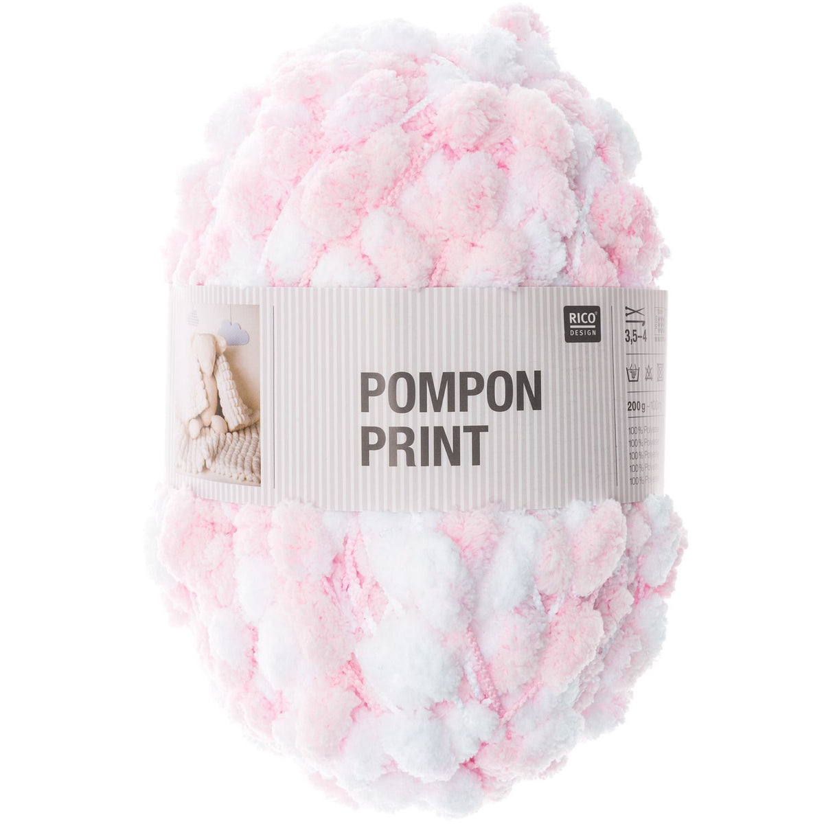 Creative Pompon Print | 100% Polyester | 200g