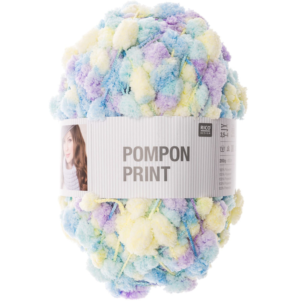 Creative Pompon Print | 100% Polyester | 200g