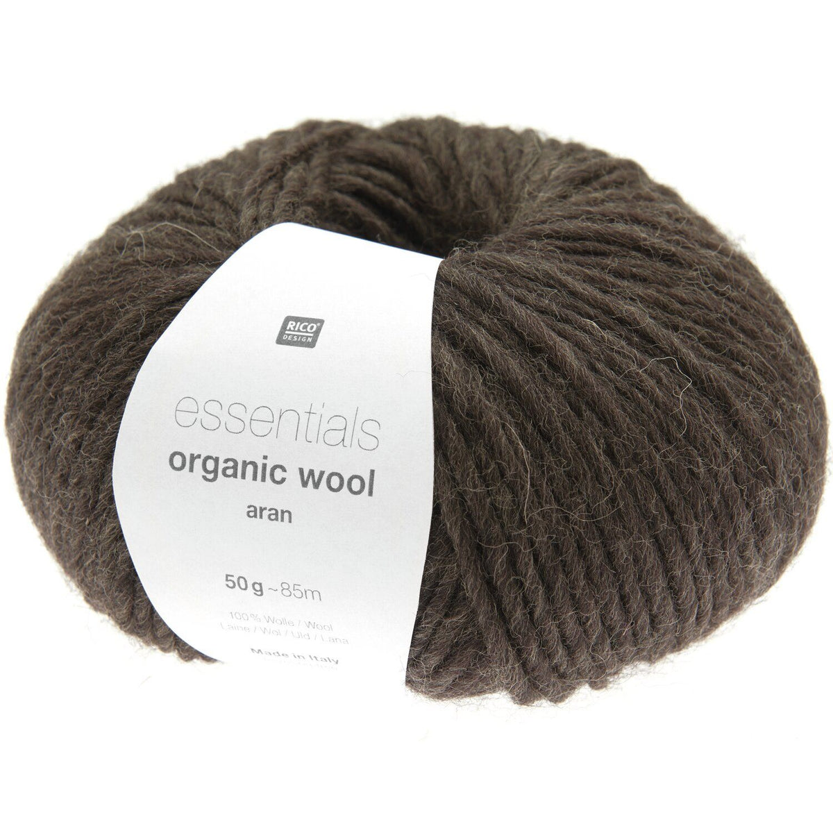 Essentials Organic Wool Aran | 100% Organic Virgin Wool | 50g / 85m