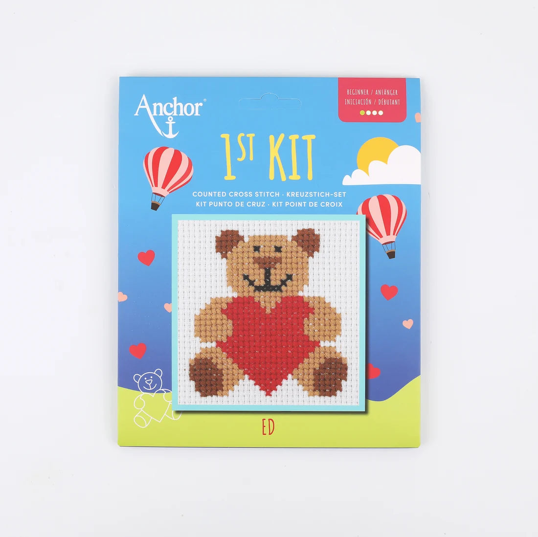 1st Cross Stitch Kit | 11 Easy Designs