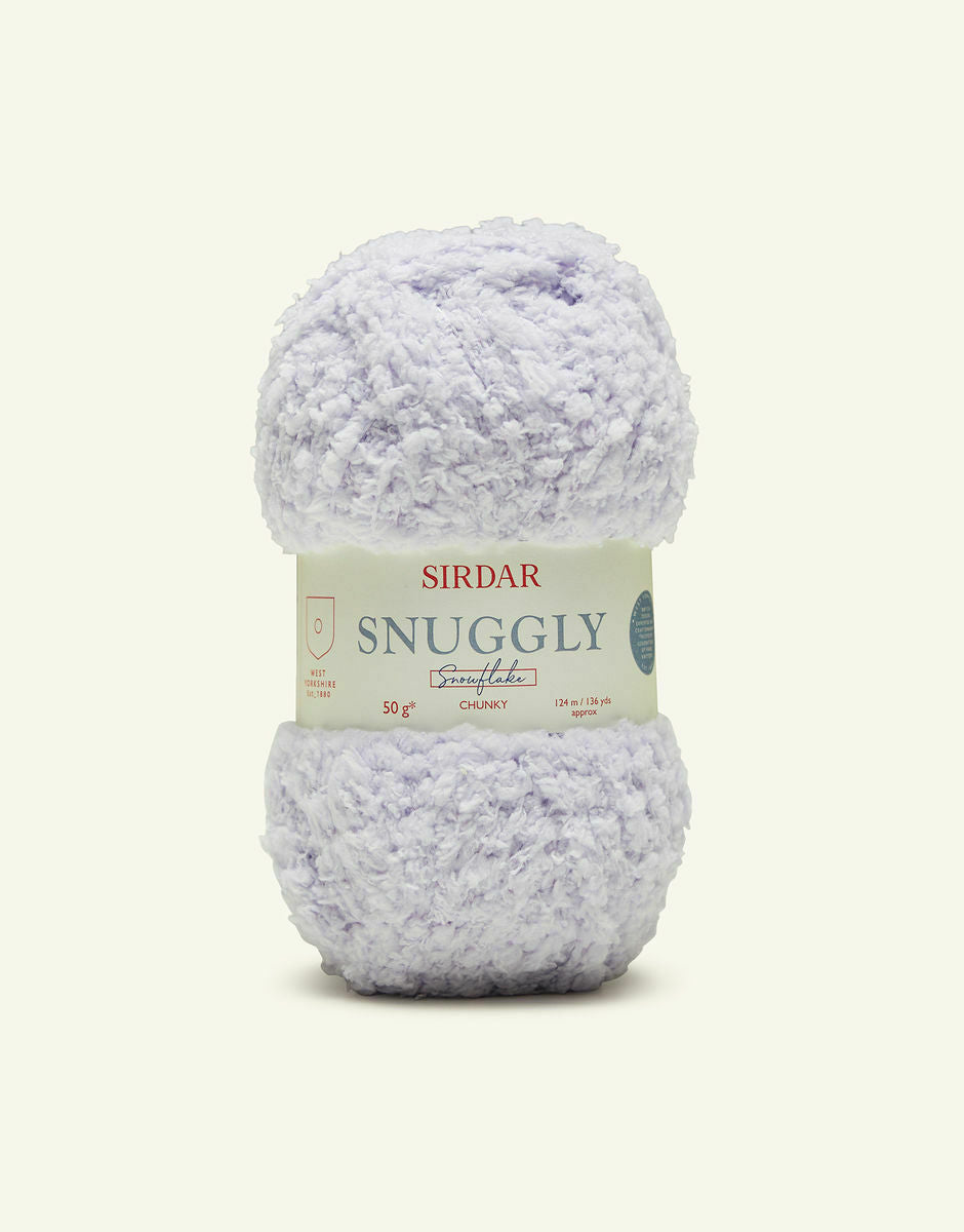 Snuggly Snowflake Chunky | 100% Polyester Fluffy Baby Yarn | Chunky Weight