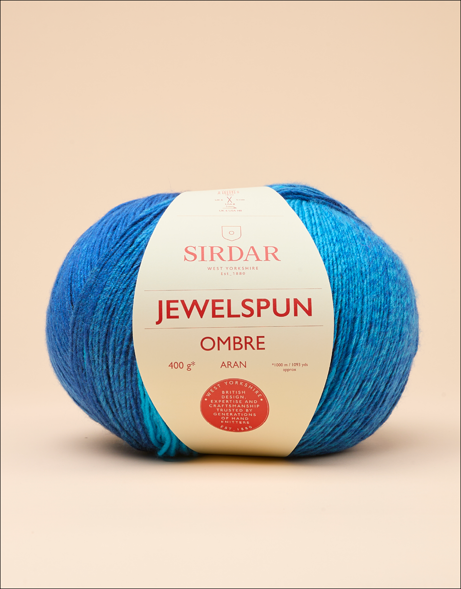 Jewelspun Ombré, aran, 400g