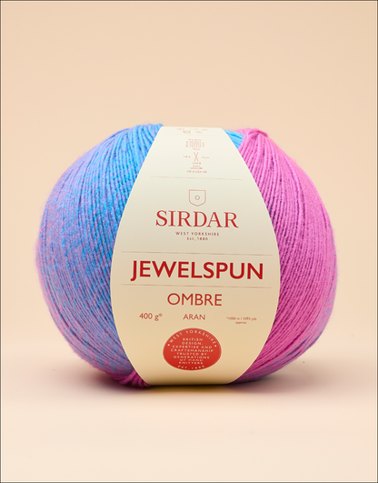 Jewelspun Ombré, aran, 400g