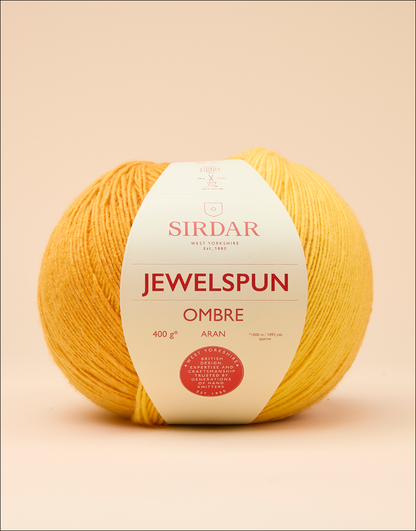 Jewelspun Ombré, aran, 400g