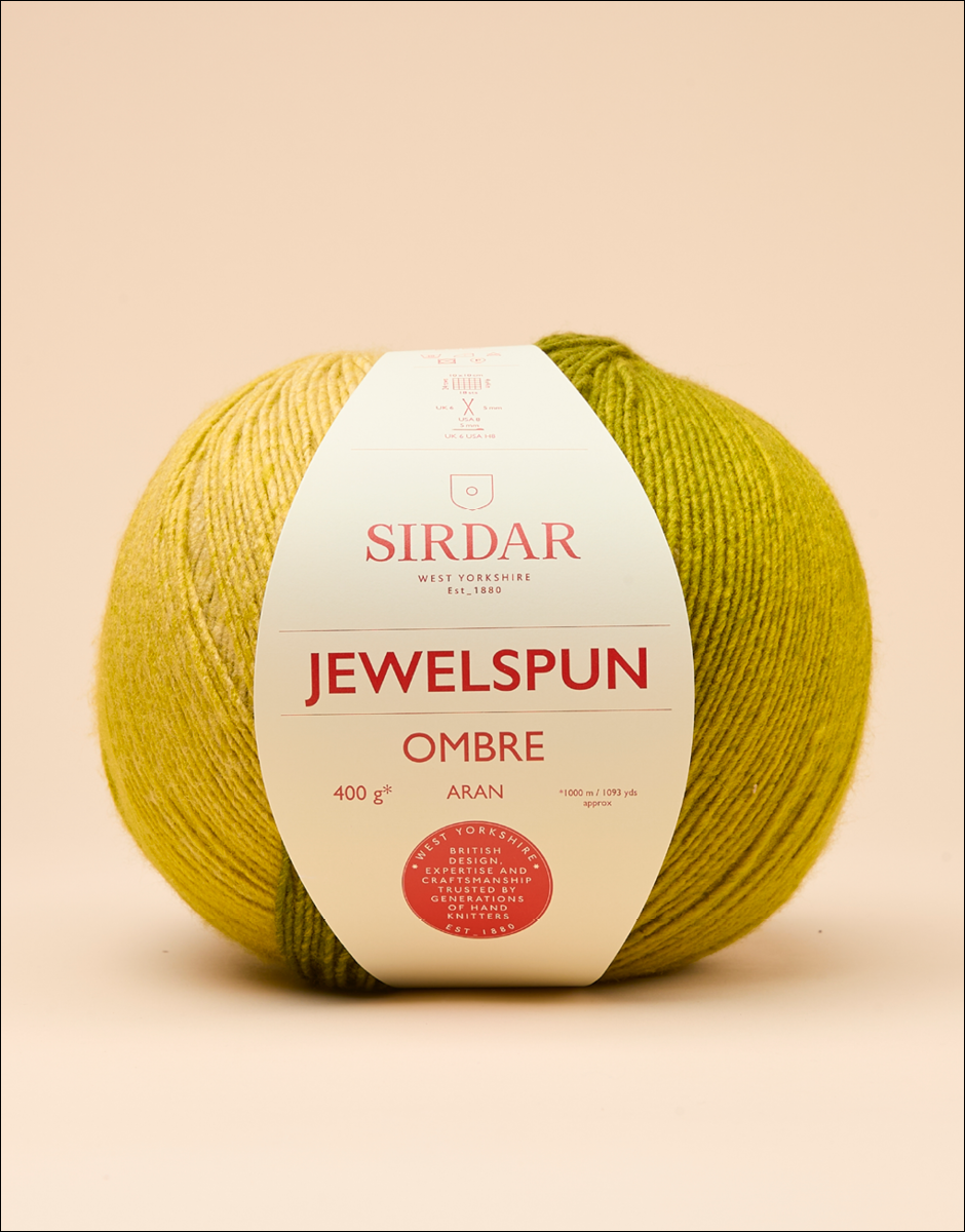 Jewelspun Ombré, aran, 400g