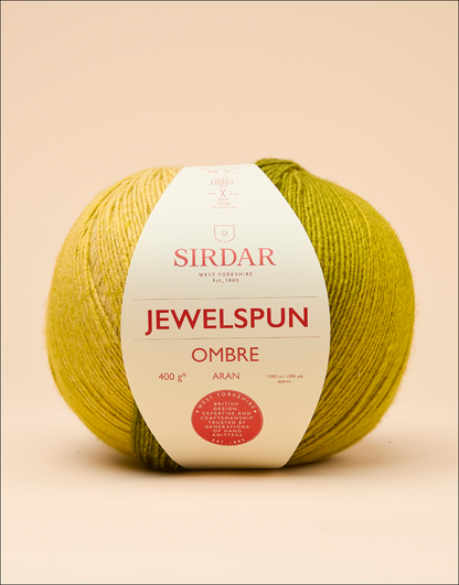 Jewelspun Ombré, aran, 400g