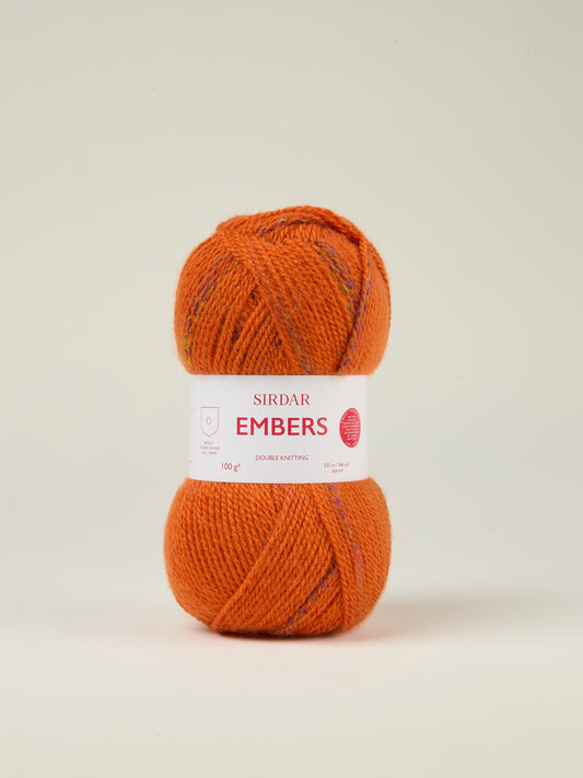 Sirdar Embers | 80% Acrylic, 20% Wool | 100g / 335m