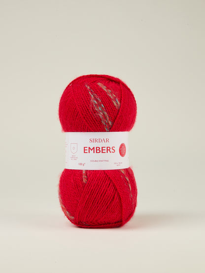 Sirdar Embers | 80% Acrylic, 20% Wool | 100g / 335m