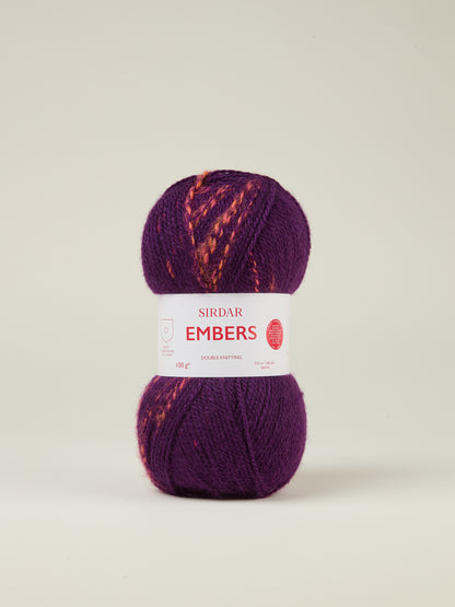Sirdar Embers | 80% Acrylic, 20% Wool | 100g / 335m