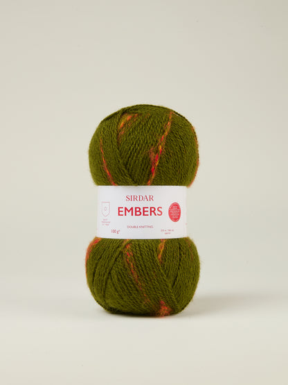Sirdar Embers | 80% Acrylic, 20% Wool | 100g / 335m