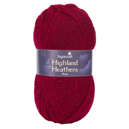 Highland Heathers Aran | 100% Premium Acrylic | 190m per 100g