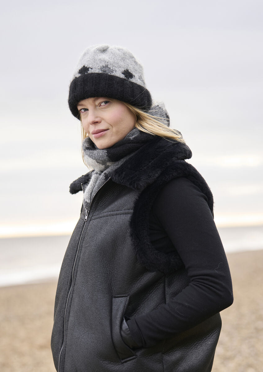 Pattern Wave Hat + Wrap MIP38