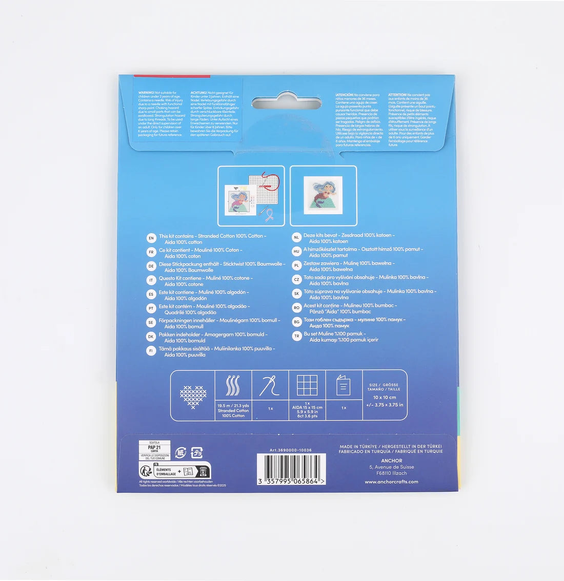 1st Cross Stitch Kit | 11 Easy Designs