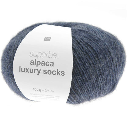Superba Alpaca Luxury Sock Yarn | 62% Wool, 15% Alpaca | 100g