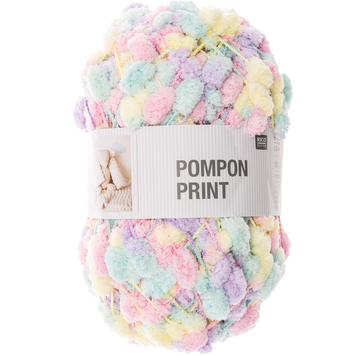 Creative Pompon Print | 100% Polyester | 200g