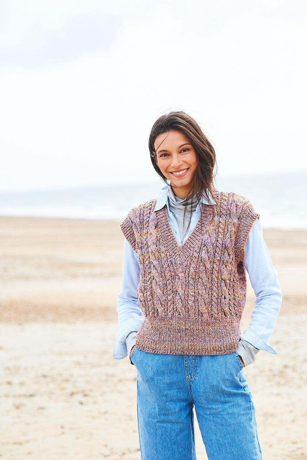 Tank Top 10010 | Cable Knit Design