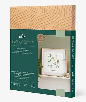 DMC House Plants Embroidery Kit | TB181 | Gift of Stitch