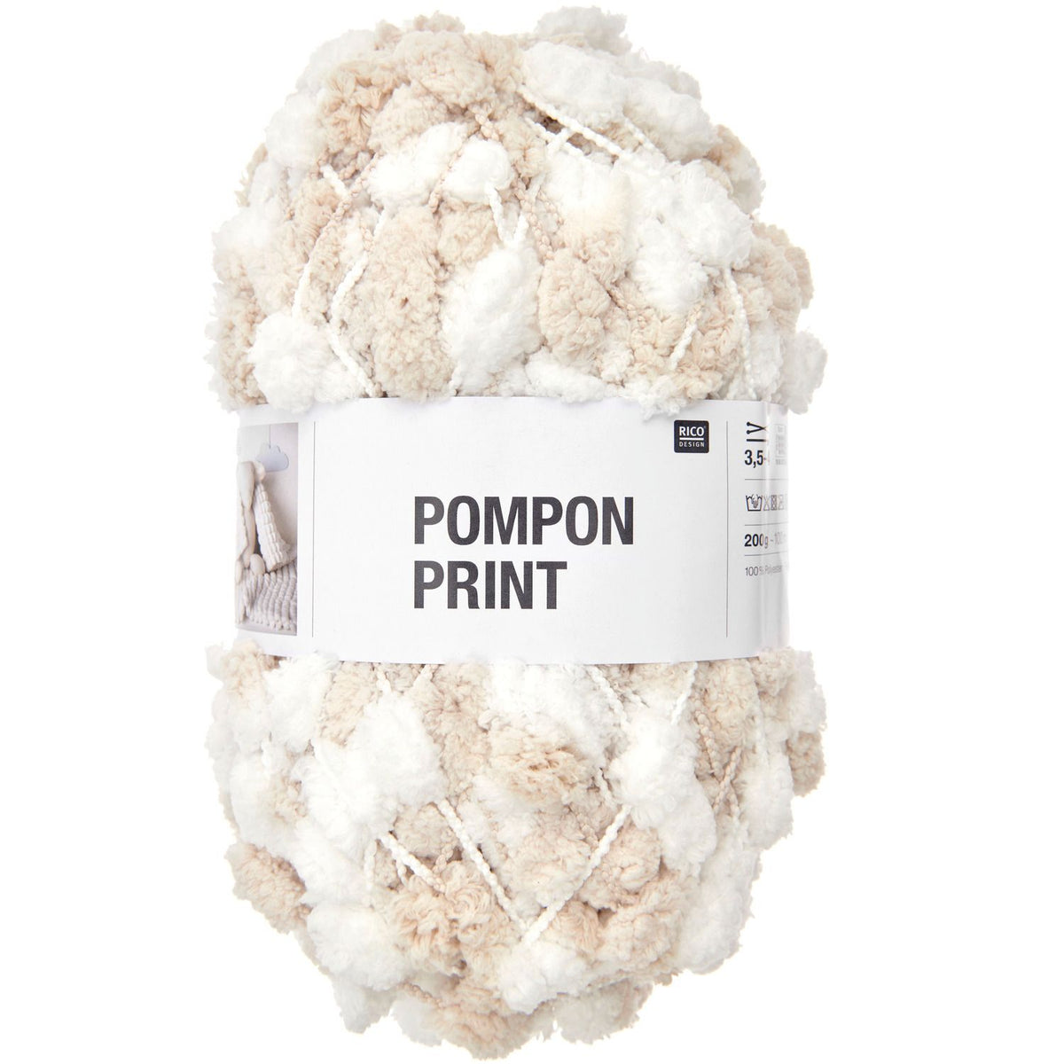 Creative Pompon Print | 100% Polyester | 200g