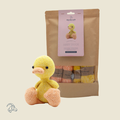 DIY Crochet Kit - Abby Duck | Blended Yarn | Amigurumi | 25 cm