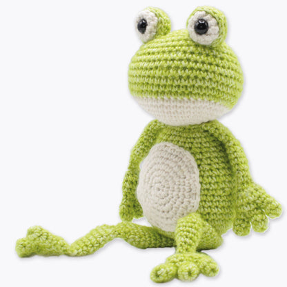 DIY Crochet Kit - Vinny Frog | Blended Yarn | Amigurumi | 30 cm