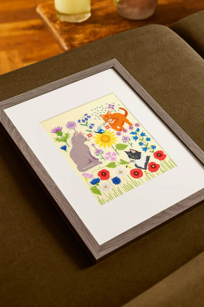 DMC Cats in the Fields Cross Stitch Kit | BK2002