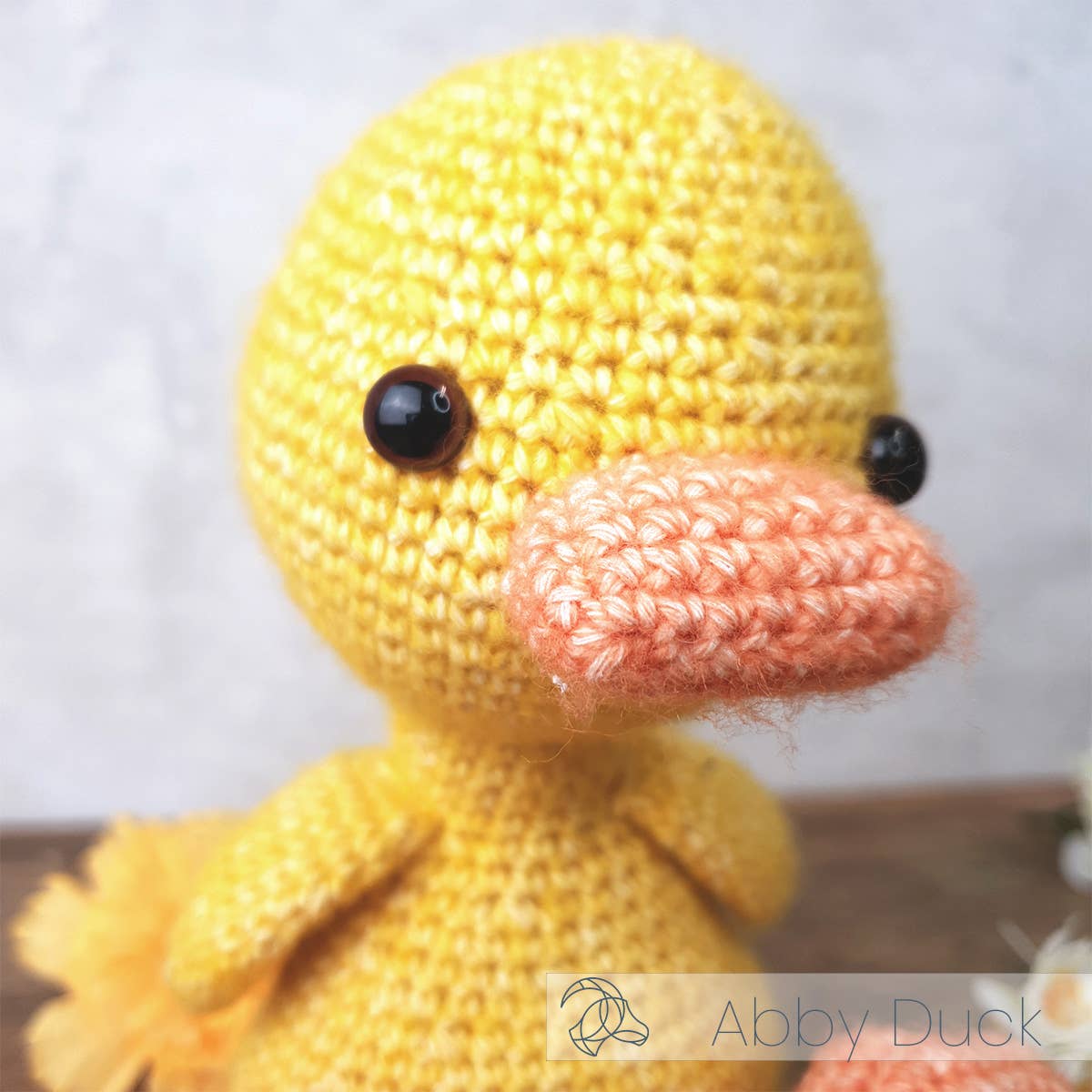 DIY Crochet Kit - Abby Duck | Blended Yarn | Amigurumi | 25 cm