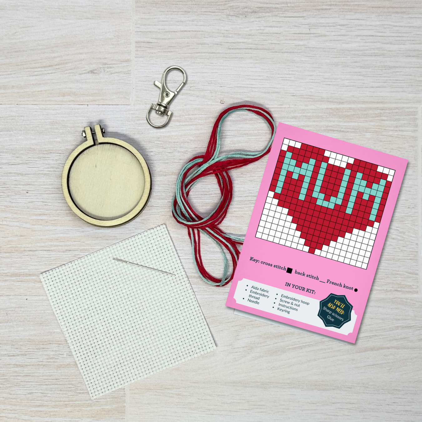 Mini Matchbox Cross Stitch Kit