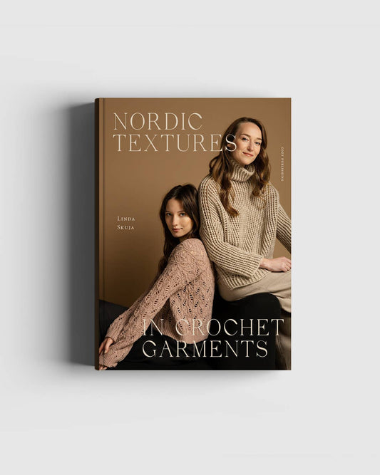 Nordic Textures in Crochet Garments | 12 Crochet Patterns | Linda Skuja