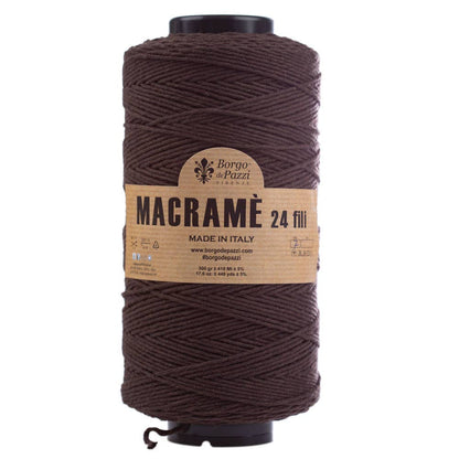 Borgo de' Pazzi Macramé Yarn | 24-Ply Twisted Cotton | 500g