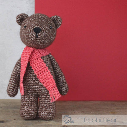 DIY Crochet Kit - Bobbi Bear | Blended Yarn | Amigurumi | 20 cm