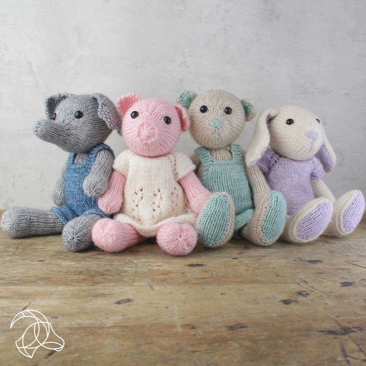 DIY Knitting Kit - Frida Piglet | Blended Yarn | Knitted Toy | 25 cm