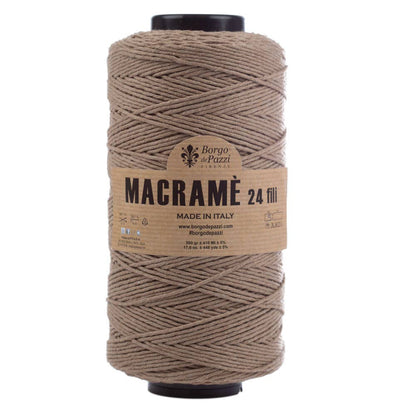 Borgo de' Pazzi Macramé Yarn | 24-Ply Twisted Cotton | 500g