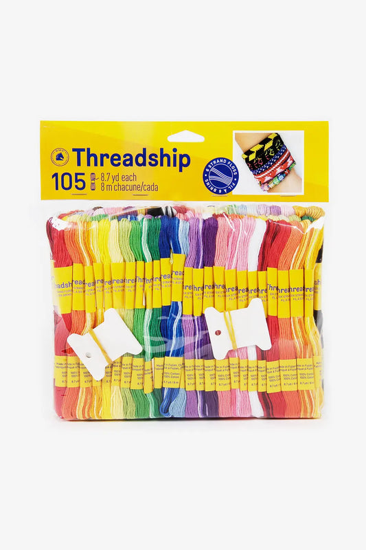 DMC Threadship | 105-Skein Embroidery Floss Set | 100% Cotton Thread Pack