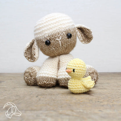 DIY Knitting Kit - Lore Lamb | Blended Yarn | Knitted Toy | 20 cm