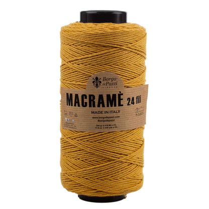 Borgo de' Pazzi Macramé Yarn | 24-Ply Twisted Cotton | 500g
