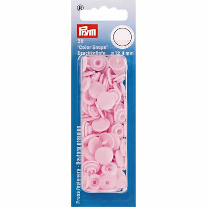 Prym Color Snaps Round Press Fasteners 12.4mm - Pack of 30