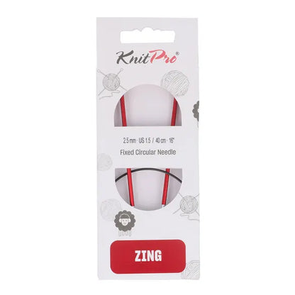 Zing Circular Knitting Needle | Metal | 40cm