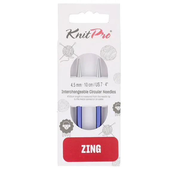 Zing, Interchangeable Circular Needles 10 cm