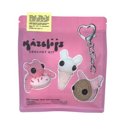 Series 02 Crochet Kit | 3 Bag Charms