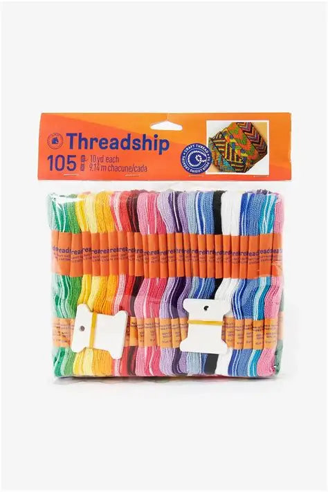DMC Threadship | 105-Skein Embroidery Floss Set | 100% Cotton Thread Pack
