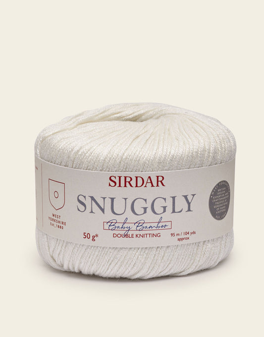Sirdar Snuggly Baby Bamboo | 80% Bamboo 20% Wool Baby Yarn 50g