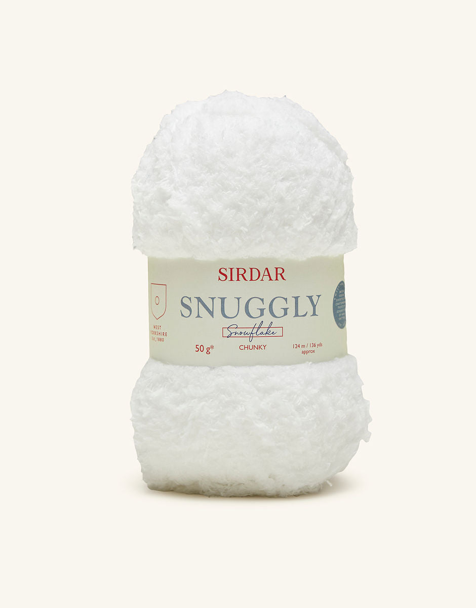 Snuggly Snowflake Chunky | 100% Polyester Fluffy Baby Yarn | Chunky Weight