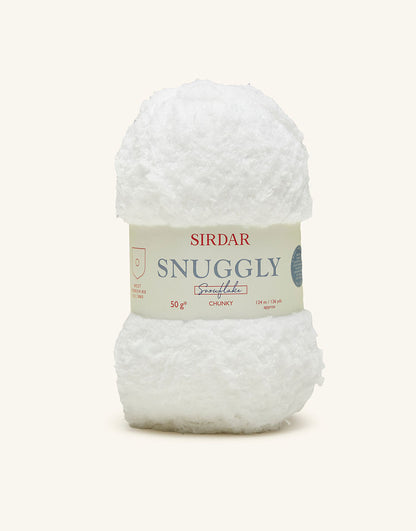 Snuggly Snowflake Chunky | 100% Polyester Fluffy Baby Yarn | Chunky Weight