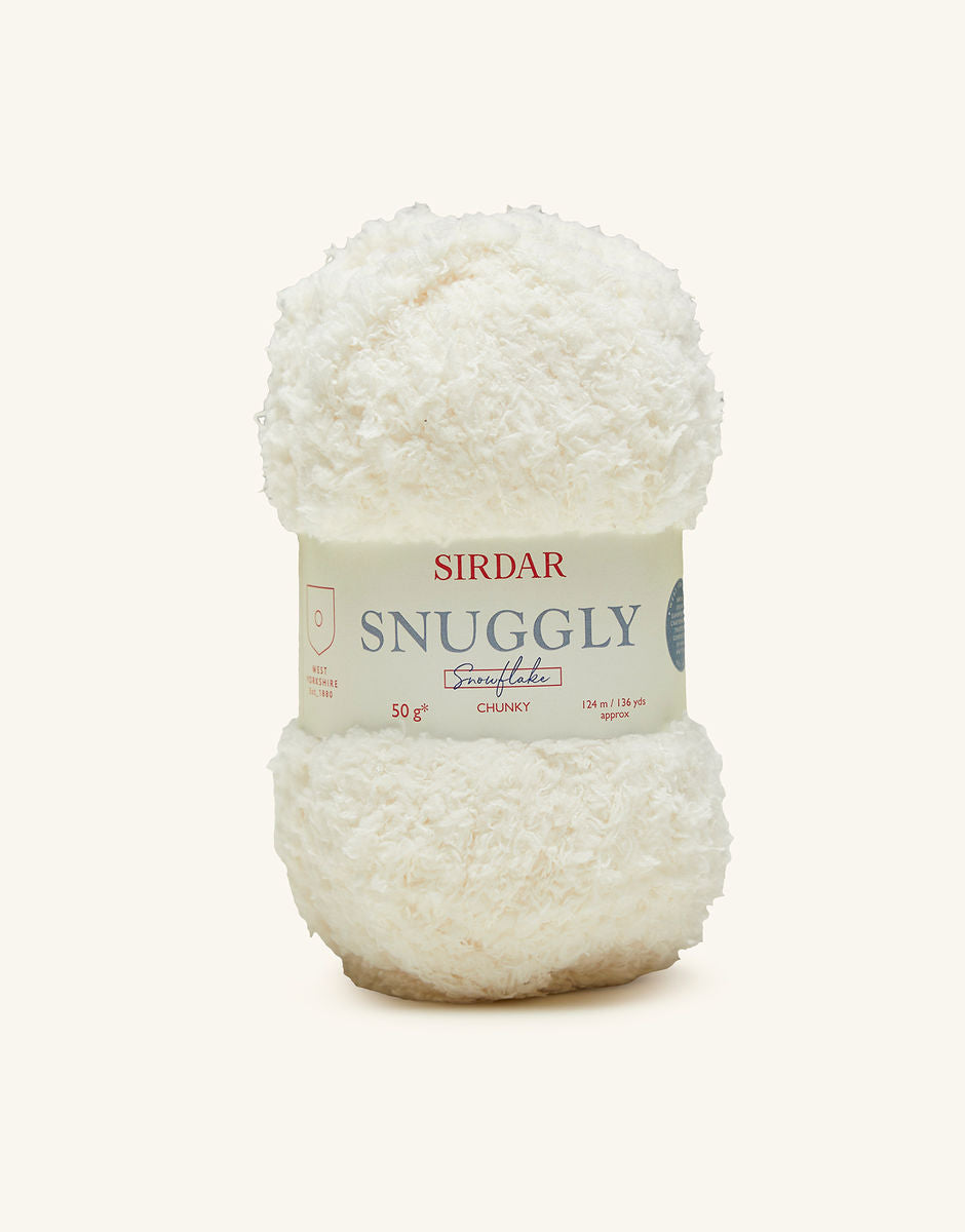 Snuggly Snowflake Chunky | 100% Polyester Fluffy Baby Yarn | Chunky Weight
