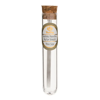 Tulip Hiroshima Sashiko Needles | Nickel-Plated Steel | Sharp Tip & Large Eye