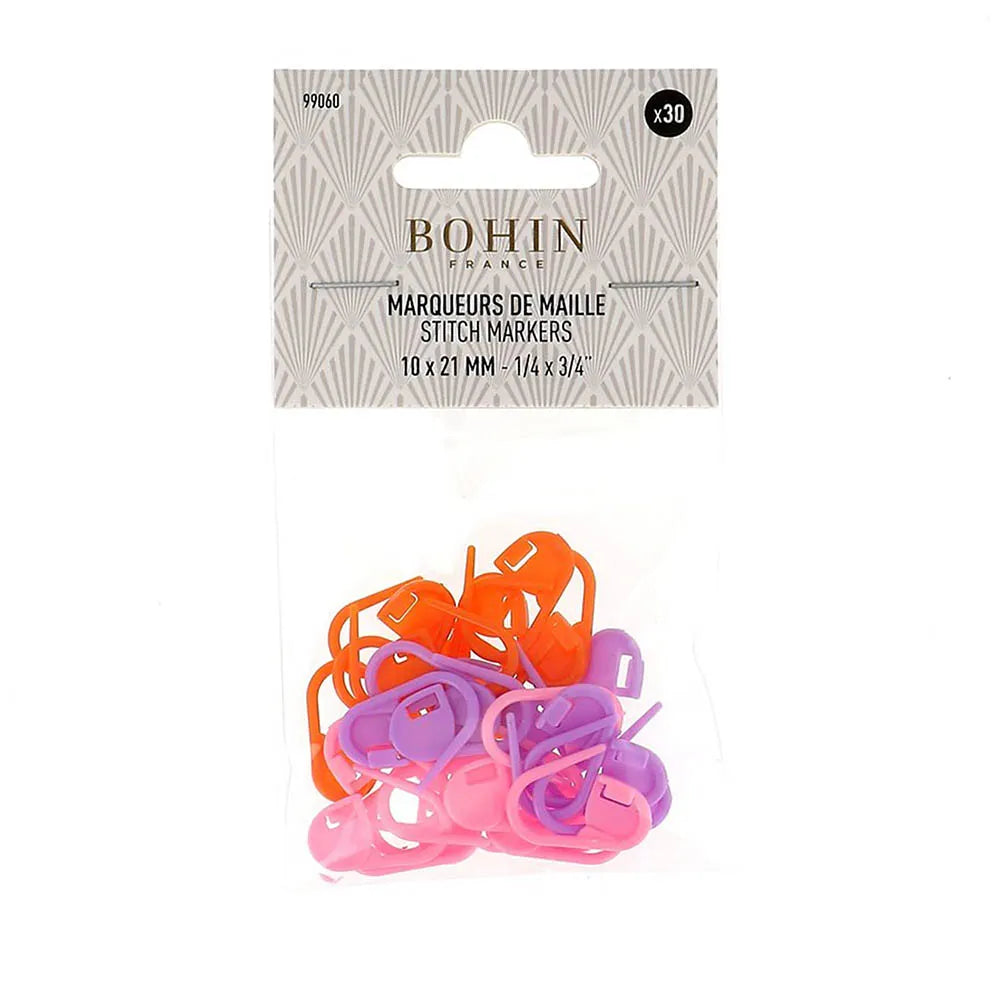Stitch markers, 30 pcs, Bohin
